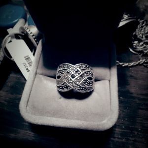 Marcasite 925 Sterling Silver Ring